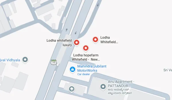 Lodha Whitefield Location Featured Image of Lodha Whitefield Location